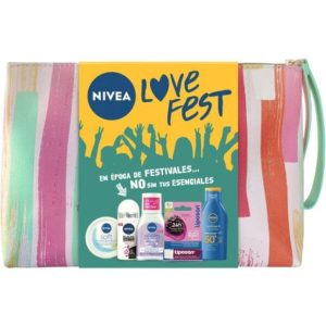 Estuche Love 4 Piezas Crema 30 Ml+Leche 400 Ml+Gel 250 Ml+Lip Balm Nivea Women