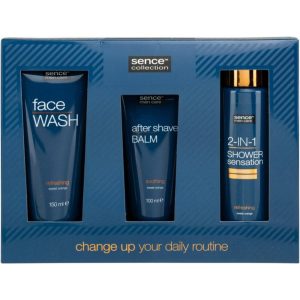 Estuche Sence For Men Body 3 Piezas Gel 250 Ml, Masaje 100 ml y Gel Limpiador 150 Ml