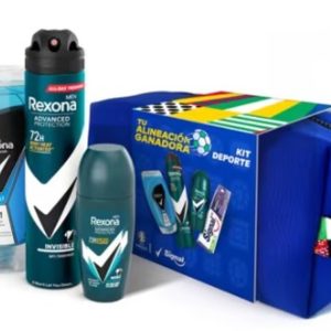Estuche Signal Uefa Desodorante 150 ml + Desodorante Roll 50 ml + Gel 225 ml + Signal 75 ml Rexona