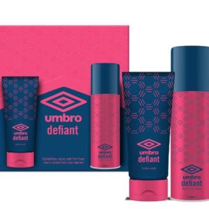Estuche Umbro Women Defiant Desodorante 150 ml  Spray+Gel 150 ml.