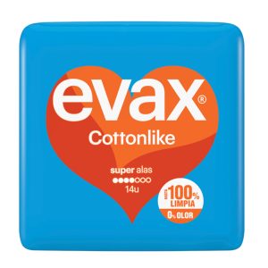 Evax Cottonlike Super Alas 14 Unidades
