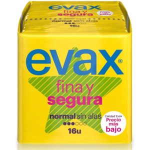 Evax Fina y Segura Normal sin alas 16 unidades