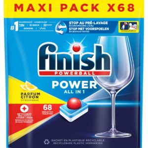 Finish Detergente Limón 68 Pastillas