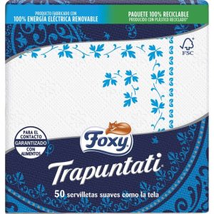 Foxy Guardanapo Trapuntati 50 Unidades 38X38 – 2 Camadas