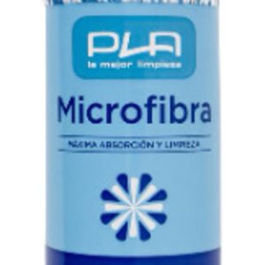 Fregona PLA Trenzada Microfibra Azul y Blanca