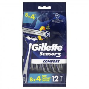 Gillette Cuchillas de Afeitar Hombre Sensor3 8ud