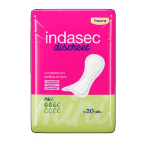Indasec Discreet Mini Compresas 20ud