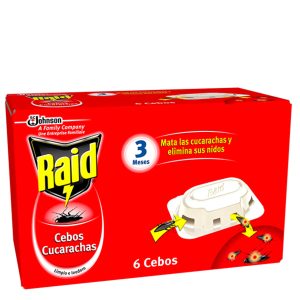 Insect Raid Trampa Cucarachas 6 Unidades