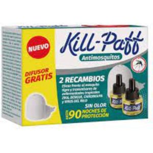 Kill Paff Insecticida eléctrico difusor + 2 recambios