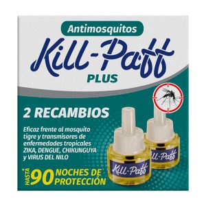 Kill Paff Insecticida Recambio 2 Uds 90 Noches