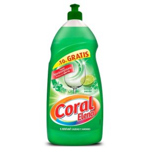 Lavavajillas concentrado limon CORAL 1100ml
