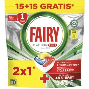 Lavavajillas Fairy Platinum Plus 30 Cápsulas Limón
