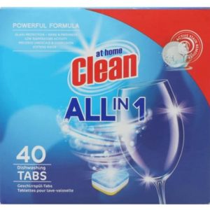 Lavavajillas Tabs Todo en 1 At Home 40 unidades