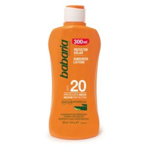 Lait solaire SPF20 Aloe 300 ml Babaria Sol