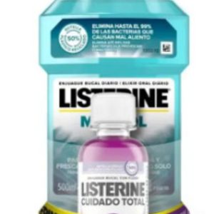 LISTERINE 595 ml Pack Mentol Suave Zero