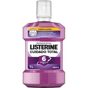 Listerine Enjuague Bucal Cuidado Total sabor menta 1000 ml