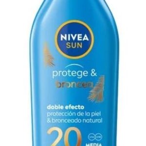 Lotion solaire SPF20 protège & bronze 200Ml Nivea Sun