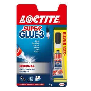 Loctite Super Glue-3 Pegamento Original formatoespecial 3 g + 33%