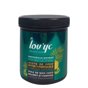Lovyc Mascarilla Aceite Coco Nutre Y Fortalece Cabello Dañado 700ml