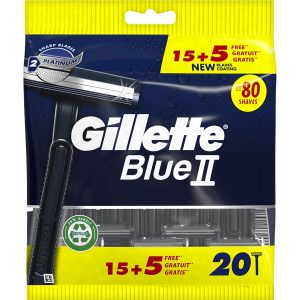 Maquina de Afeitar Desechable Gillette Blue Ii Fija 15 + 5