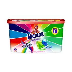 Micolor 30 Cápsulas 660g Detergente – Adios Separar