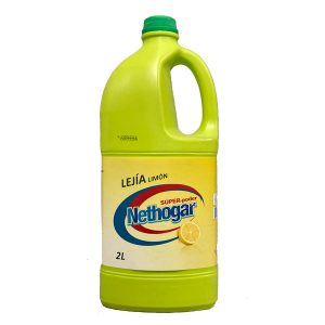 Nethogar Lejía con Detergente Limón 2 Litros