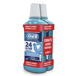 Oral-B Enjuague Bucal 2X500 ml Pro-Expert Protección Profesional