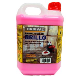 Orbival Cera suelo renovador brillo rosa 2 litros