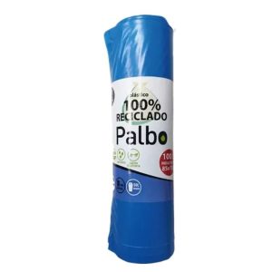 Palbo Bolsa De Basura 100 Litros Azul 10 Unidades
