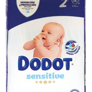 Pañal Dodot T2 4-8K 58 Unidades Sensitive
