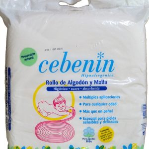 Pañal Rollo Algodón Y Malla 11 M Cebenin
