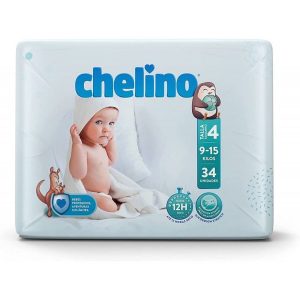 Pañal  Talla 4 9-15 K 34 Unidades Chelino