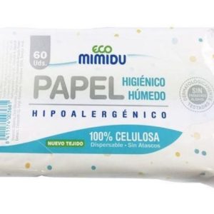 Papel higiénico húmedo ecológico ECOMIMIDU 60ud