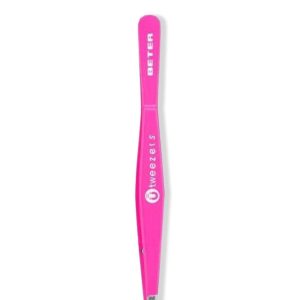 Pinza TWEEZERS beter punta rescta magnetica rosa