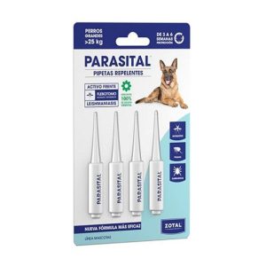 Pipetas Zotal Perros Grande 4 Unidades Parasital A Partir 25K 5 Ml