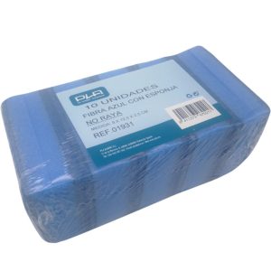 Pla Estropajos Fibra Esponja No Raya Azul Pack 10 Unidades