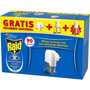 Raid Insecticida mosquitos aparato eléctrico + 2 recambios