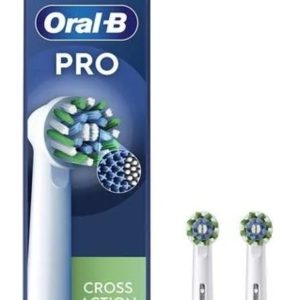 Recambio Cepillo Eléctrico Dentífrico Cross Acttion 2 Unidades Oral-B