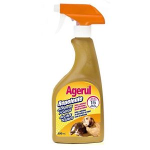 Repelente Perros Gatos Agerul Spray 500 ml