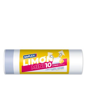 Saplex Bolsa Basura Blanca Limón 10 Litros