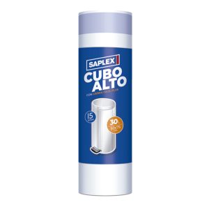 Saplex Bolsa Basura Cubo Alto 30 Litros