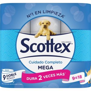 Scottex Megarollo 9 uds Papel Higiénico