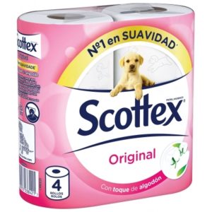 Scottex Original Papel higiénico 4 unidades