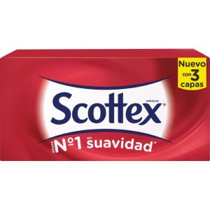 Scottex Pañuelos papel blancos 3 capas caja 70 ud
