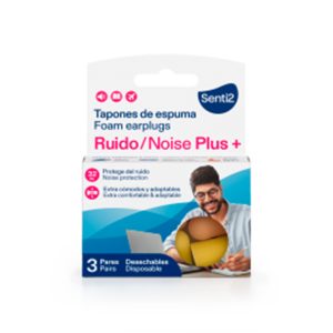 Senti2 Tapones De Espuma para Ruído 6 Unidades