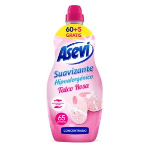 Adoucissant Talc Rose Hypoallergénique 60 Lavages