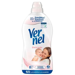 Suavizante Vernel Delicado 60 Lavados 1080 ml