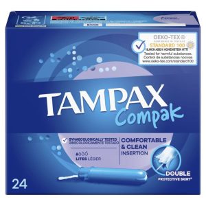 Tampax compak lites tampones 24ud