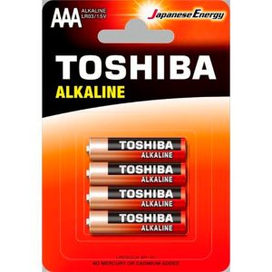Toshiba Pilas AAA Alcalinas 4 Unidades