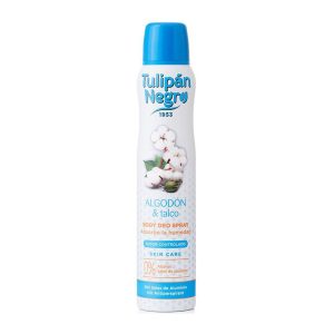 Tulipán Negro Desodorante Spray Algodón y Talco 200ml